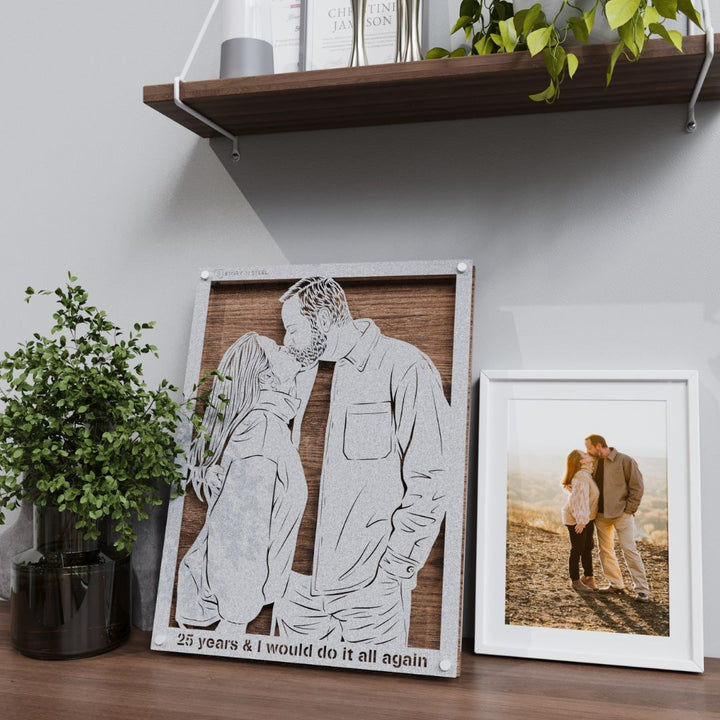 Custom Metal Portrait - Story In Steel