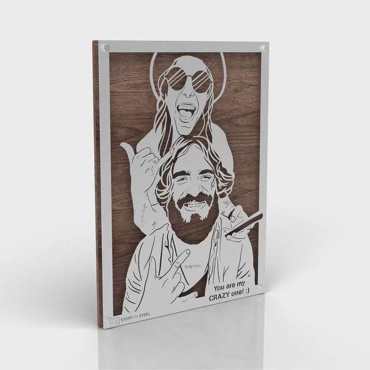 Custom Metal Portrait - Story In Steel