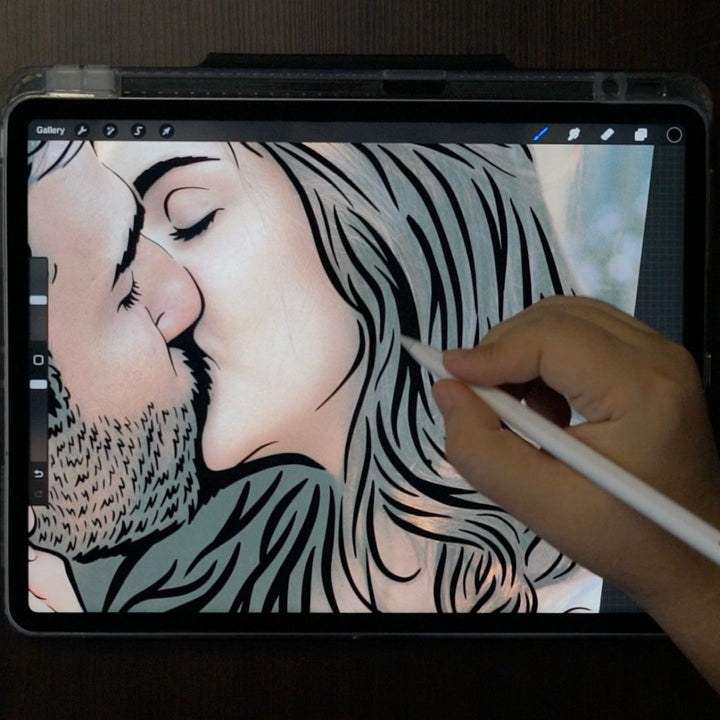 Wedding Anniversary Metal Portrait - Story In Steel