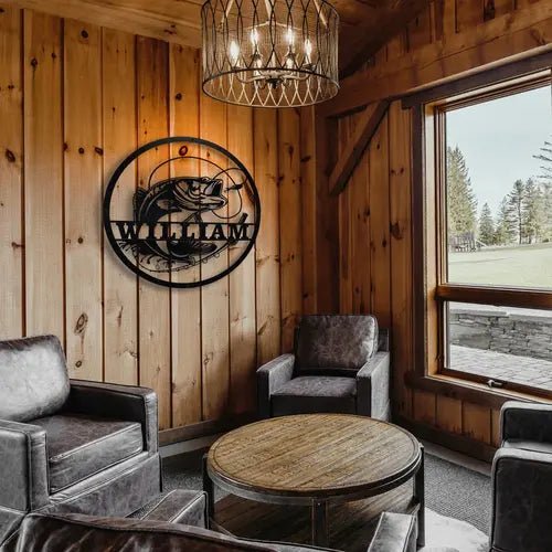 Want Fishing Decor That Fits Home How Custom Metal Fishing Pieces Work - Story In Steel