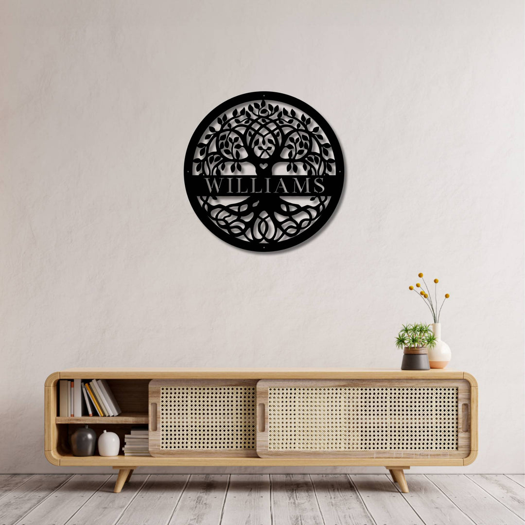 Personalized Tree of Life Monogram