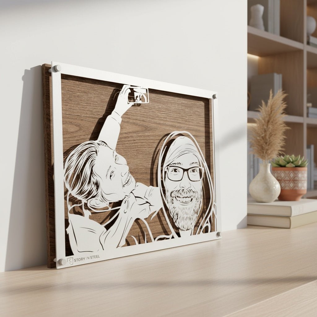 Custom Metal Portrait - Story In Steel