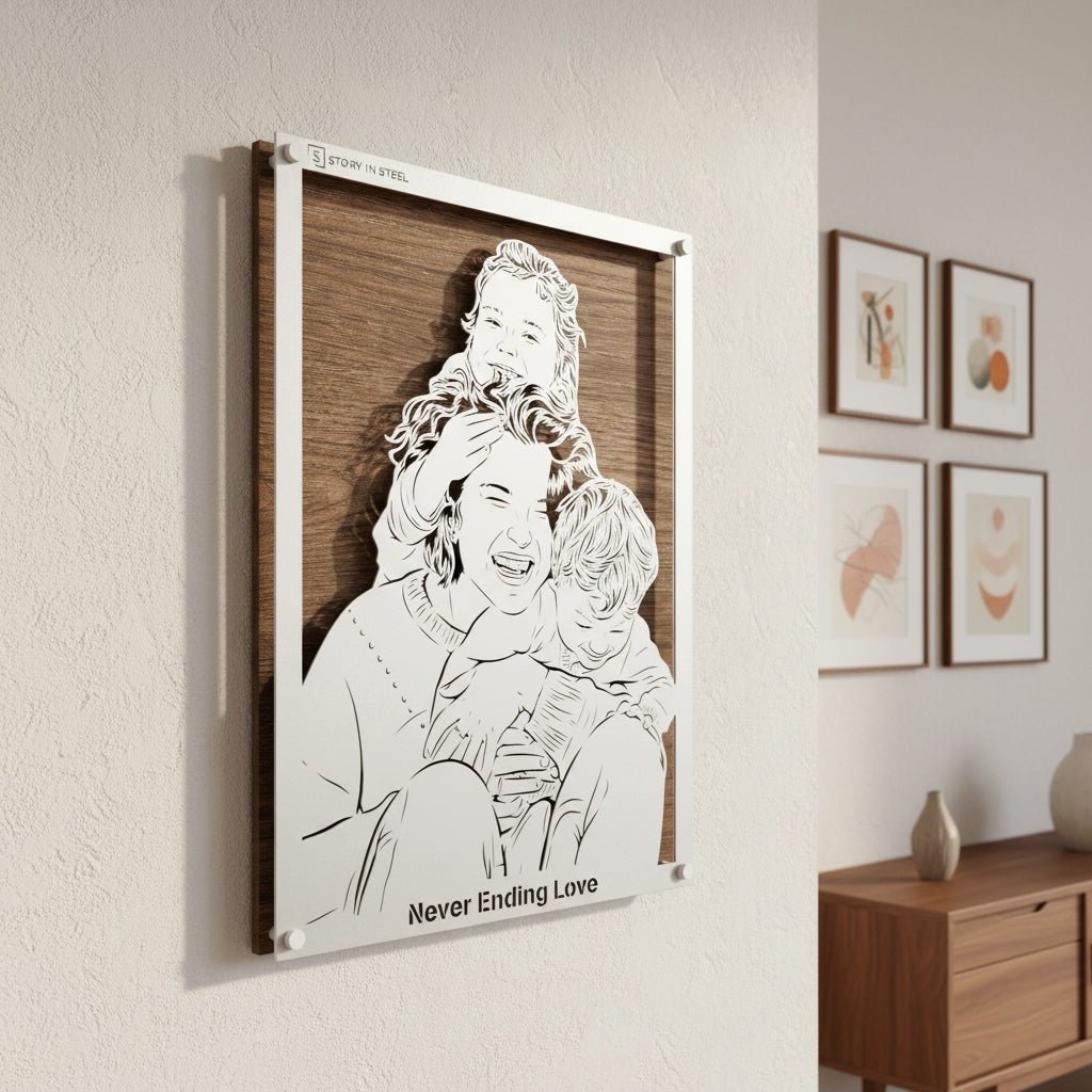 Custom Metal Portrait - Story In Steel