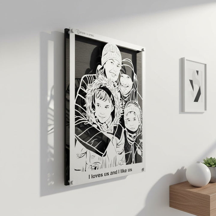 Custom Metal Portrait - Story In Steel