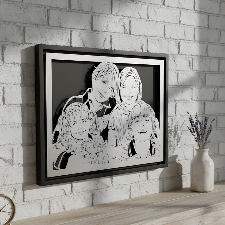 Custom Metal Portrait - Story In Steel