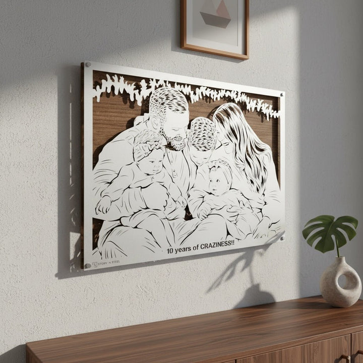 Custom Metal Portrait - Story In Steel