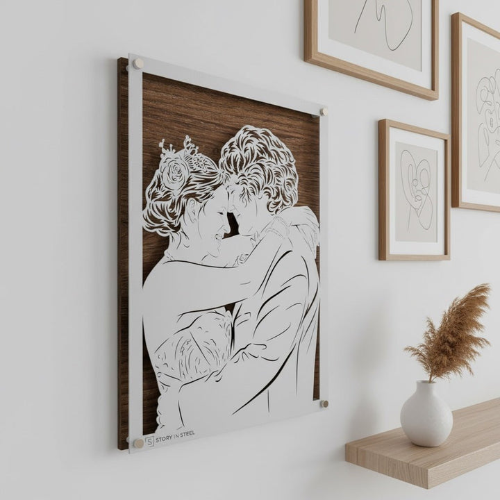 Custom Metal Portrait - Story In Steel