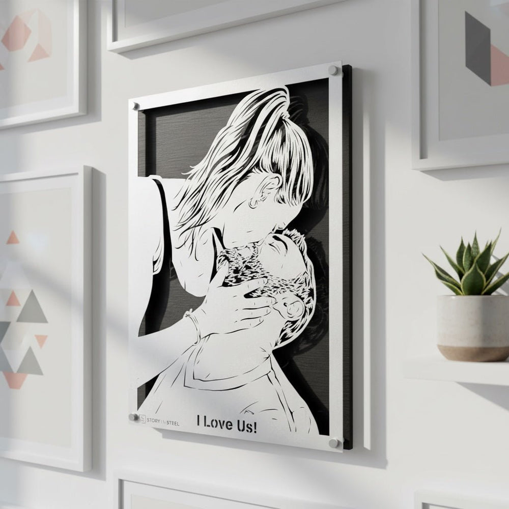 Custom Metal Portrait - Story In Steel