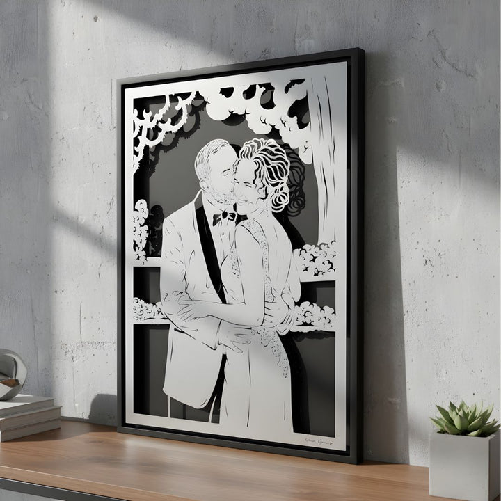 Story in Steel - Custom Metal Portrait