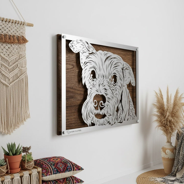 Custom Pet Metal Portrait - Story In Steel