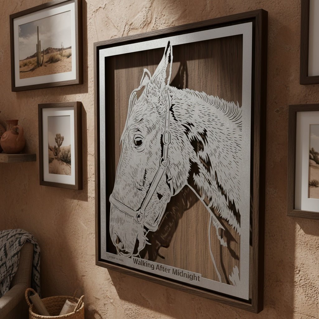 Custom Pet Metal Portrait - Story In Steel