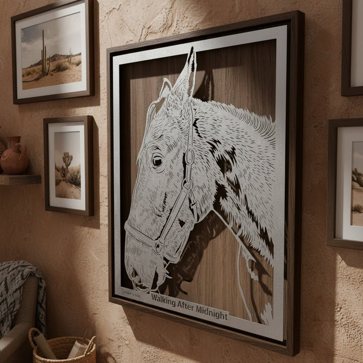 Custom Pet Metal Portrait - Story In Steel