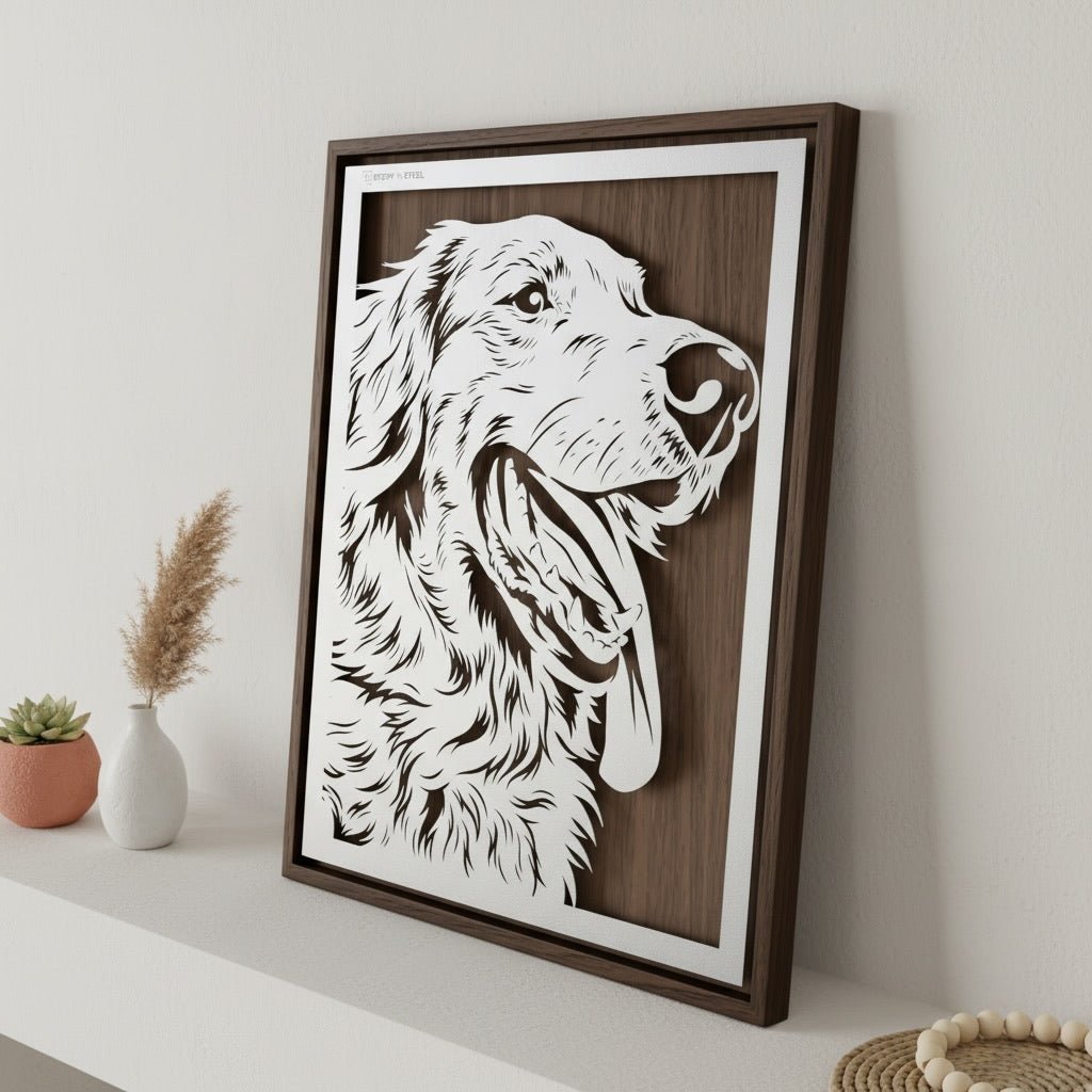 Custom Pet Metal Portrait - Story In Steel