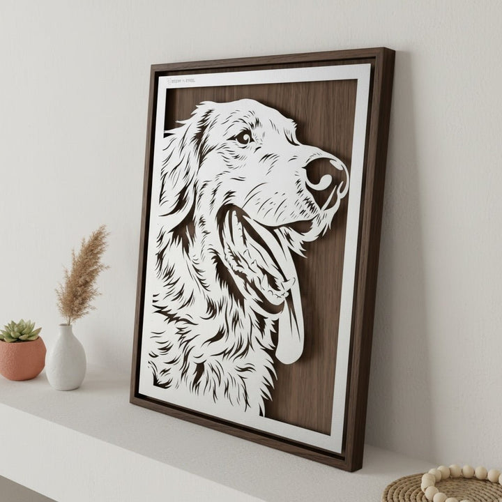 Custom Pet Metal Portrait - Story In Steel