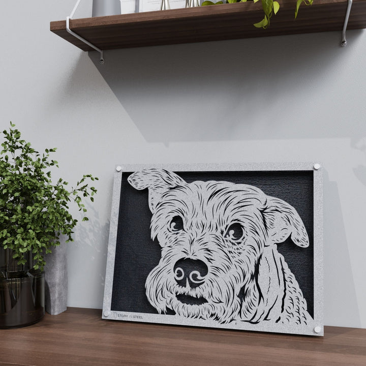 Custom Pet Metal Portrait - Story In Steel