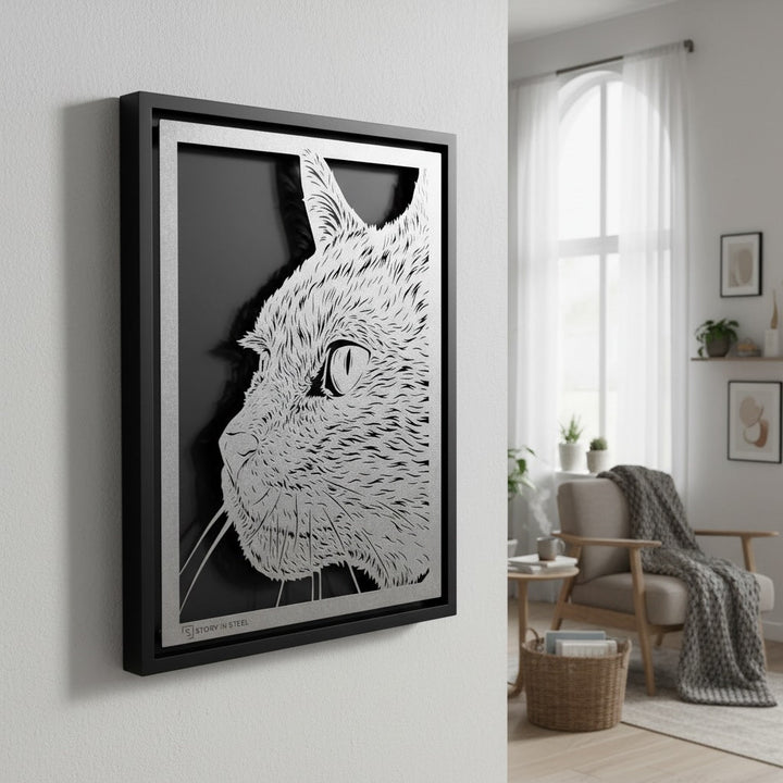 Custom Pet Metal Portrait - Story In Steel