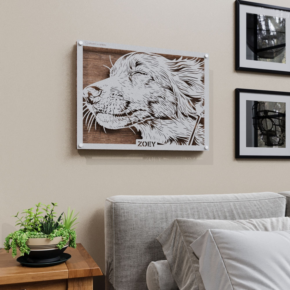 Custom Pet Metal Portrait - Story In Steel