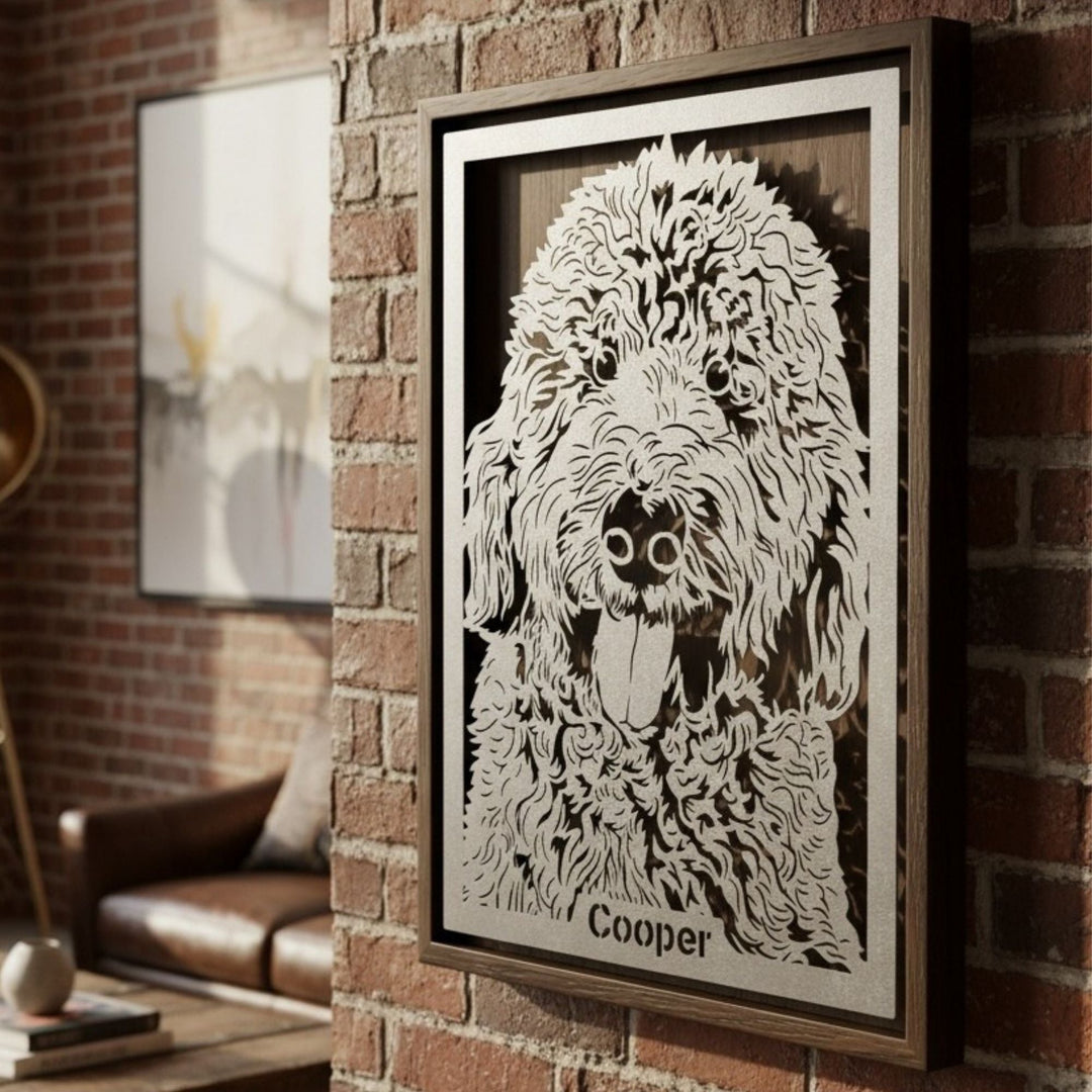 Custom Pet Metal Portrait - Story In Steel