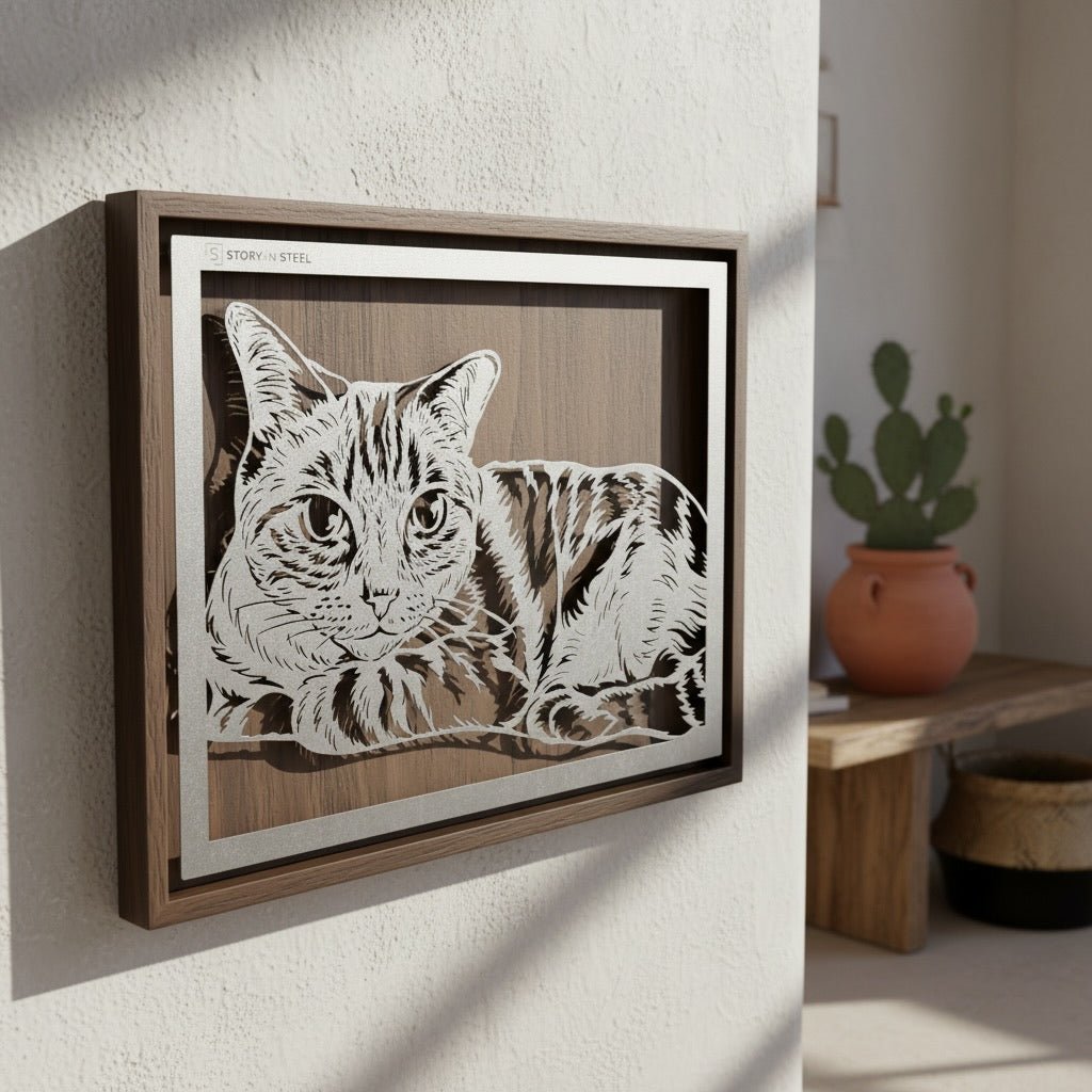 Custom Pet Metal Portrait - Story In Steel