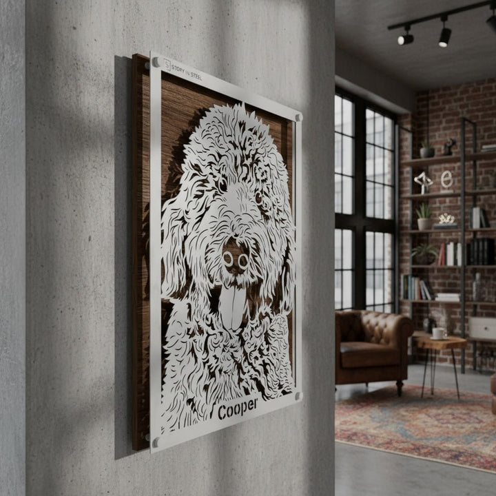 Custom Pet Metal Portrait - Story In Steel