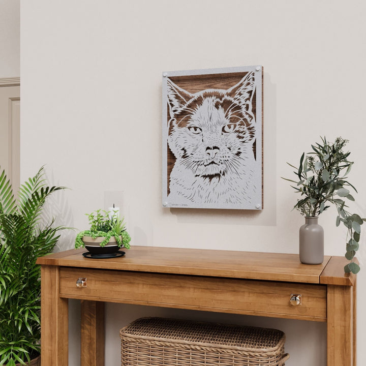 Custom Pet Metal Portrait - Story In Steel