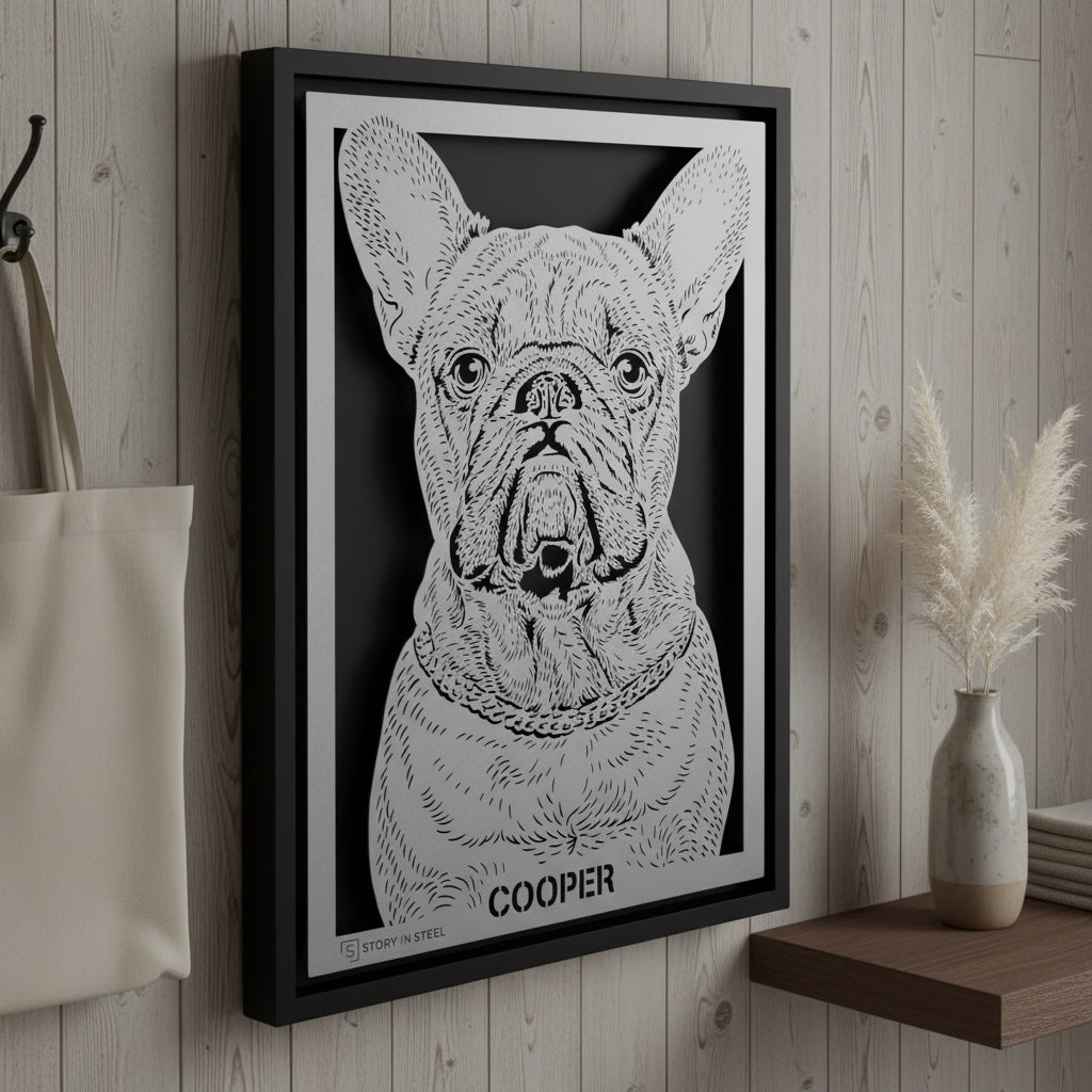 Custom Pet Metal Portrait - Story In Steel