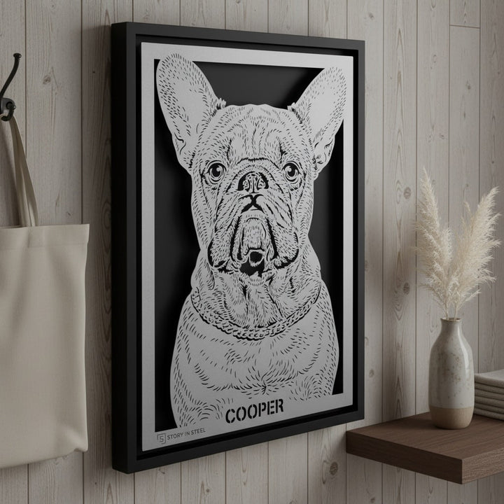 Custom Pet Metal Portrait - Story In Steel