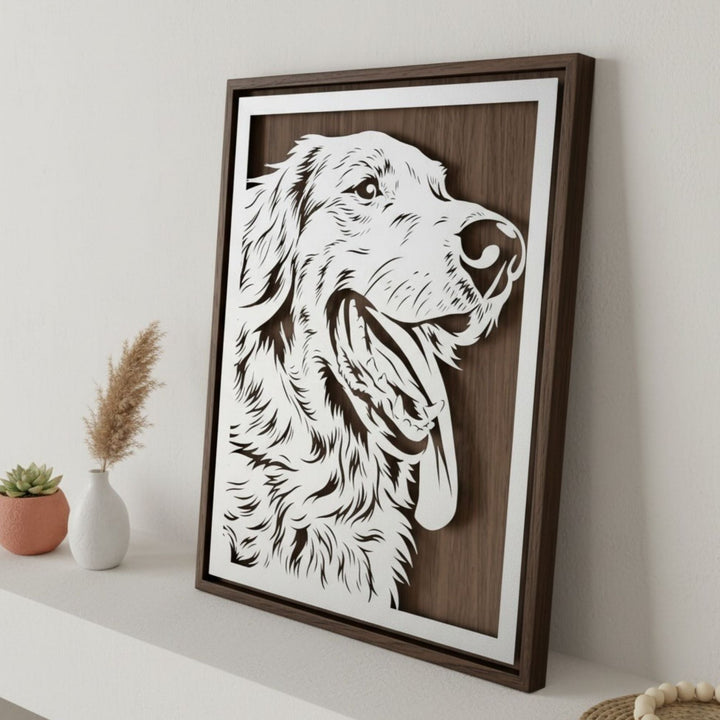 Custom Pet Metal Portrait - Story In Steel