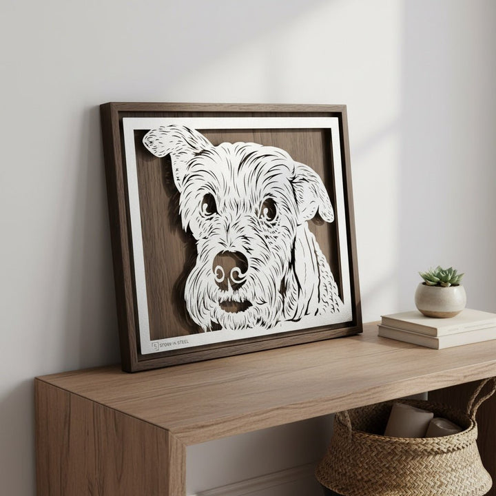 Custom Pet Metal Portrait - Story In Steel