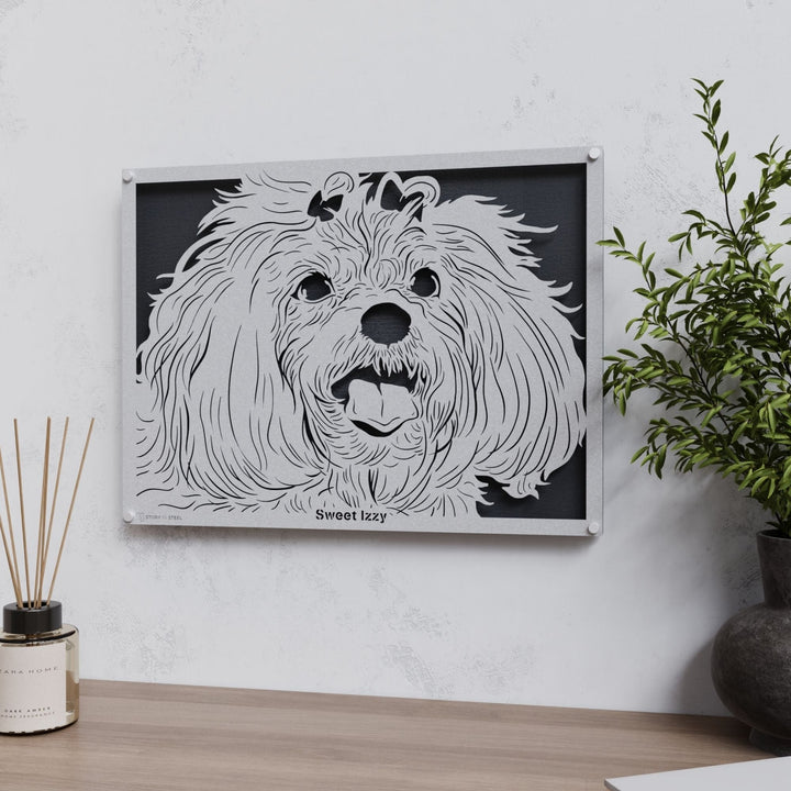 Custom Pet Metal Portrait - Story In Steel