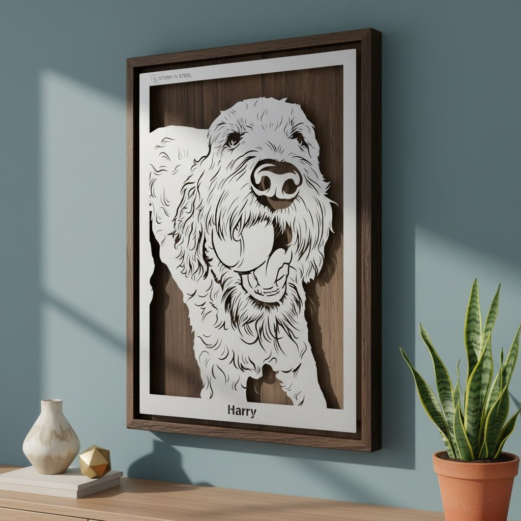 Custom Pet Metal Portrait - Story In Steel