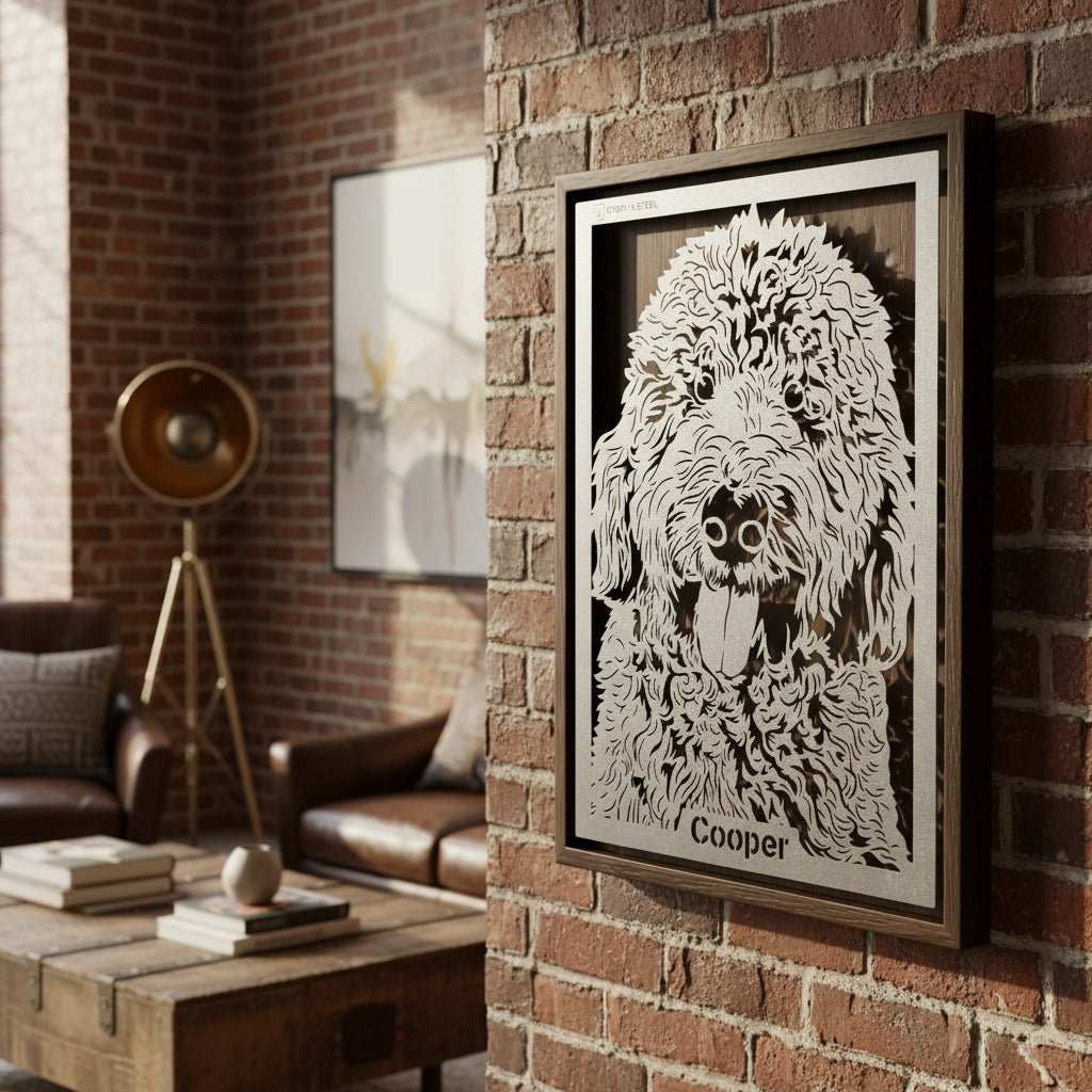Custom Pet Metal Portrait - Story In Steel