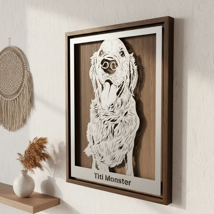 Custom Pet Metal Portrait - Story In Steel