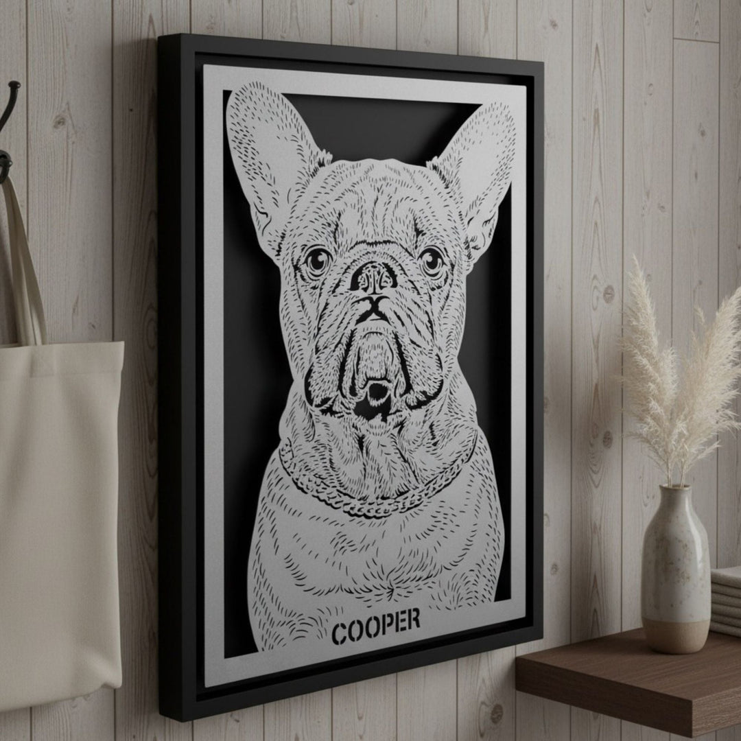 Custom Pet Metal Portrait - Story In Steel