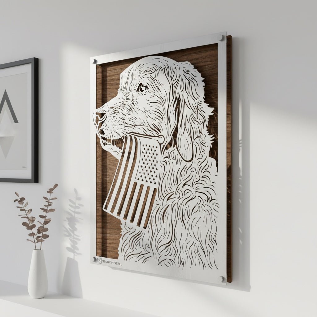 Custom Pet Metal Portrait - Story In Steel