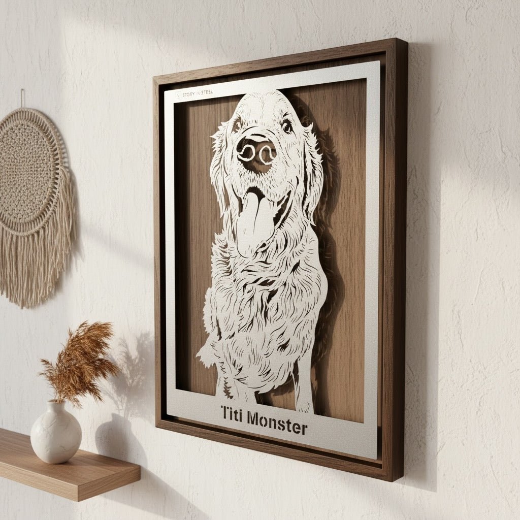 Custom Pet Metal Portrait - Story In Steel