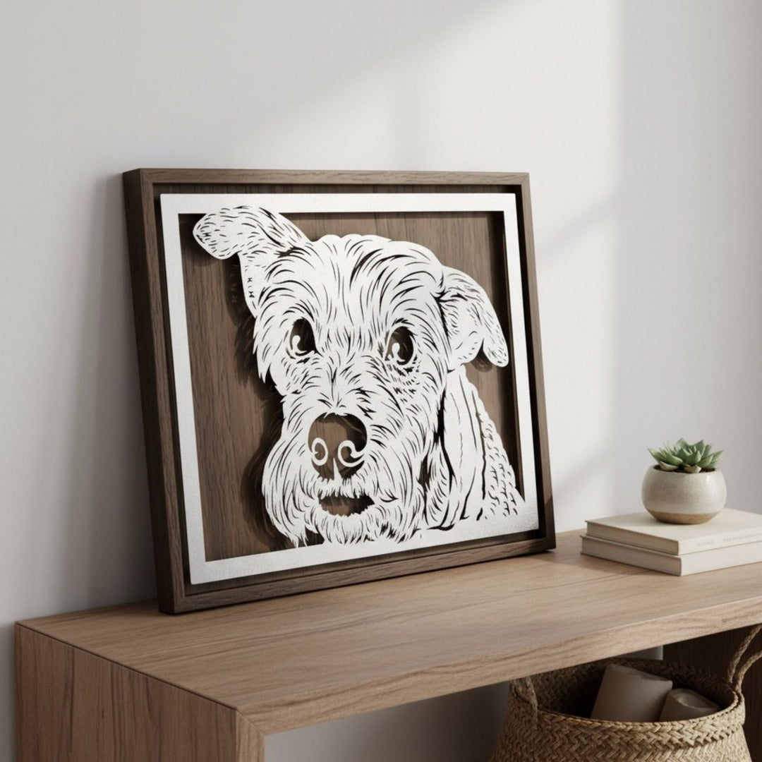 Custom Pet Metal Portrait - Story In Steel