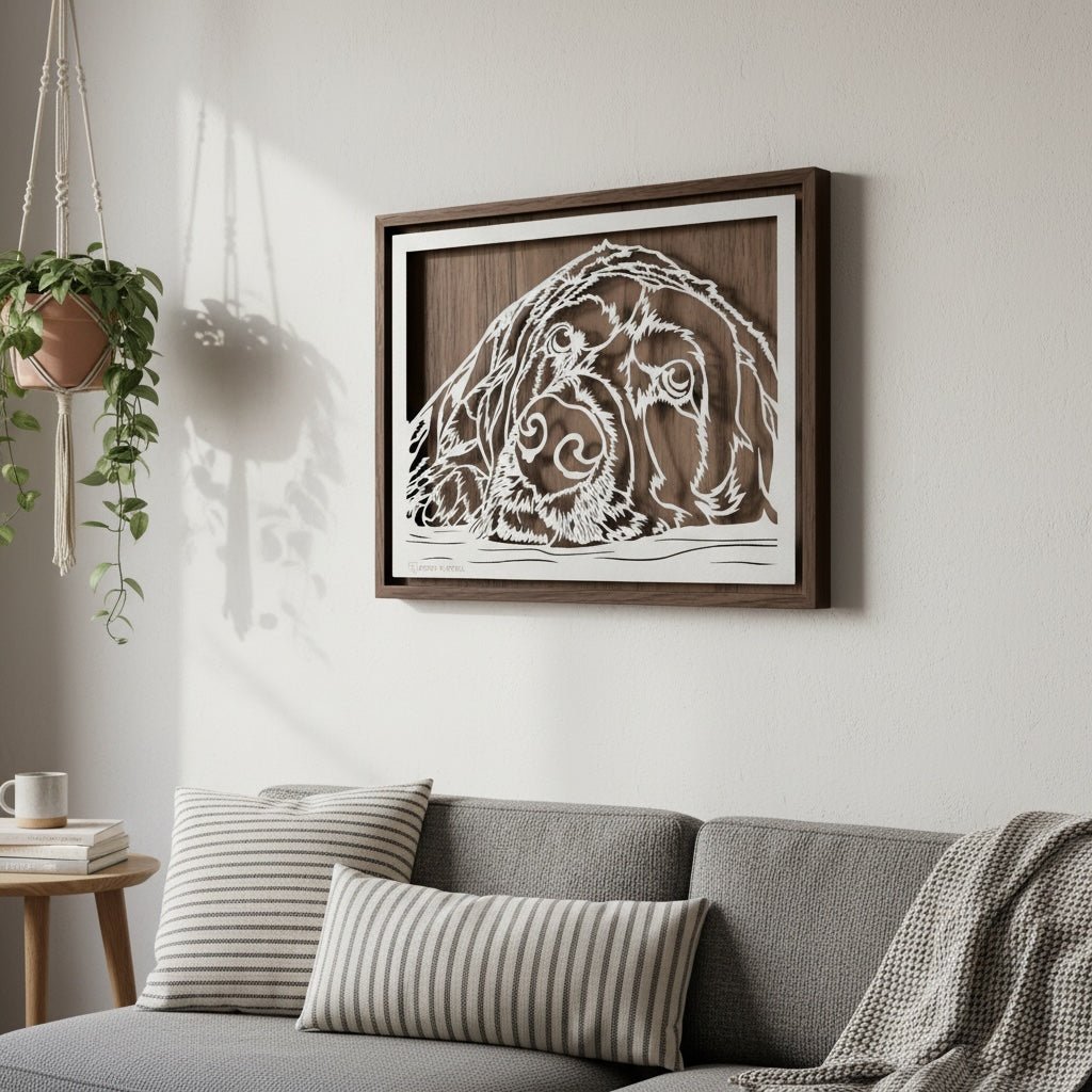 Custom Pet Metal Portrait - Story In Steel