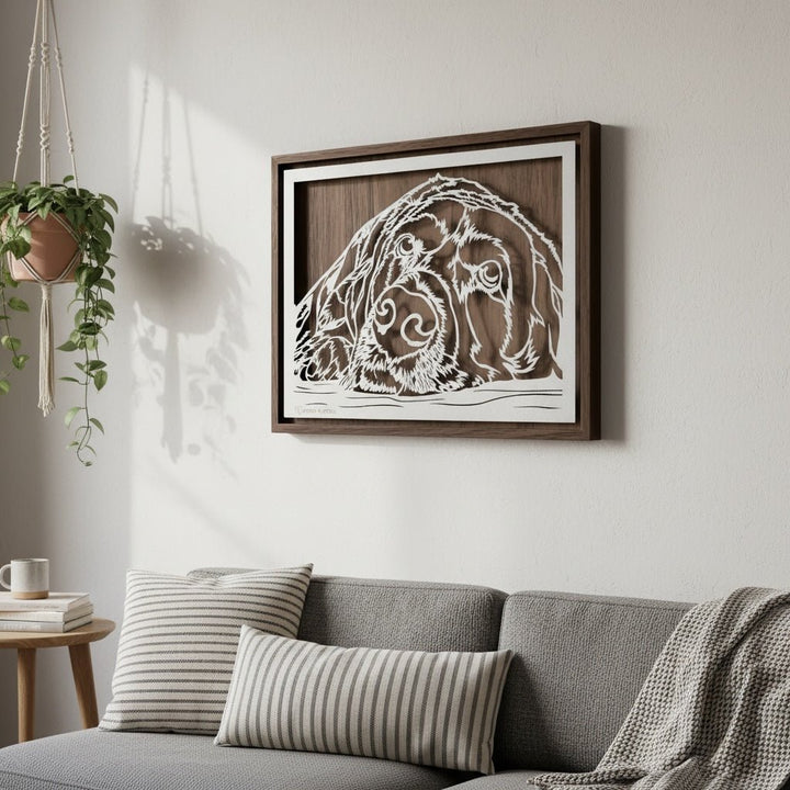 Custom Pet Metal Portrait - Story In Steel