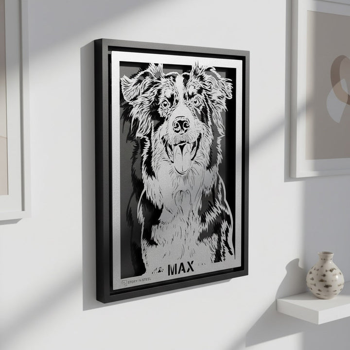 Custom Pet Metal Portrait - Story In Steel