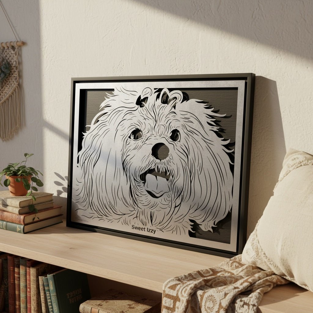 Custom Pet Metal Portrait - Story In Steel