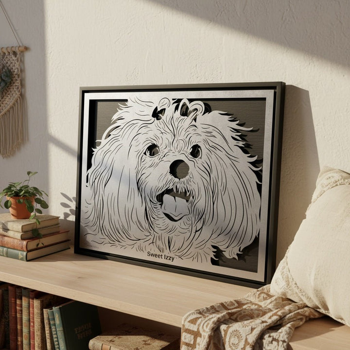 Custom Pet Metal Portrait - Story In Steel