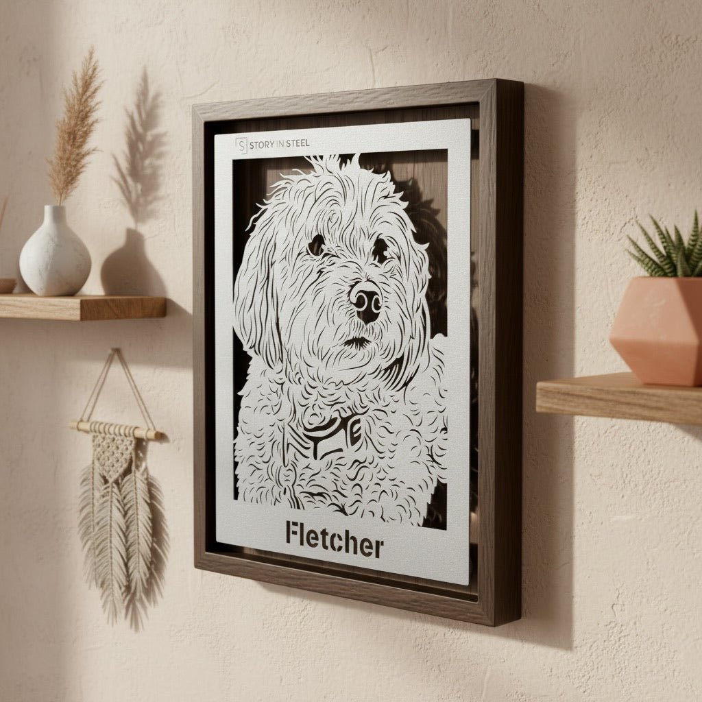 Custom Pet Metal Portrait - Story In Steel