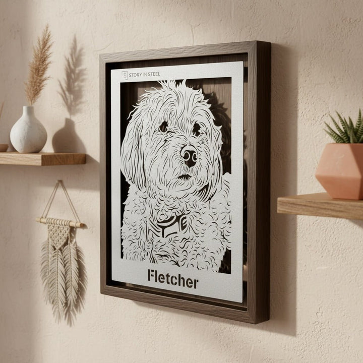Custom Pet Metal Portrait - Story In Steel