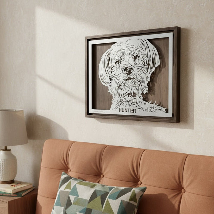 Custom Pet Metal Portrait - Story In Steel