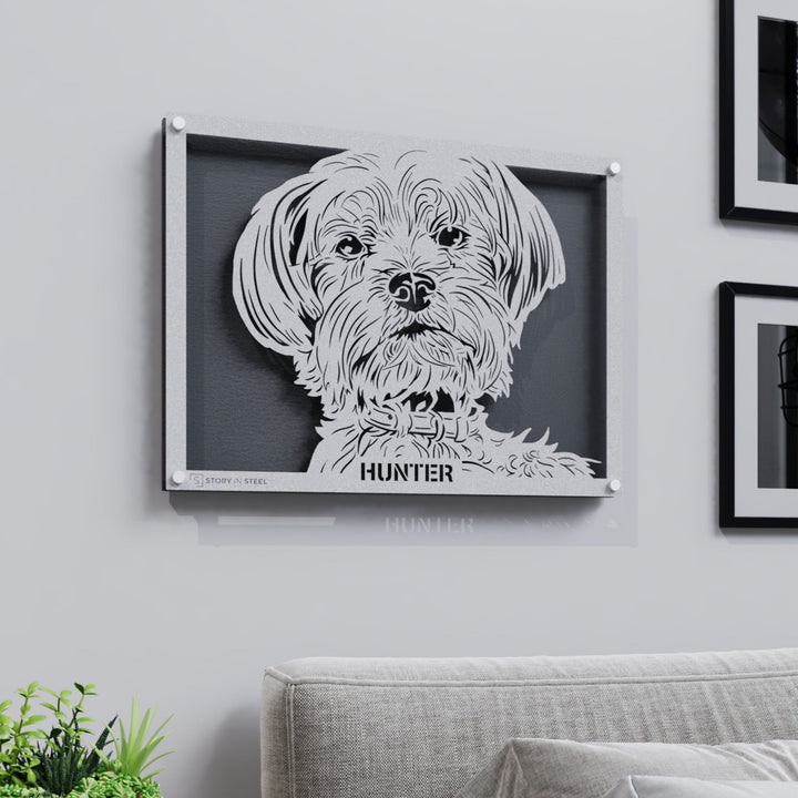 Custom Pet Metal Portrait - Story In Steel