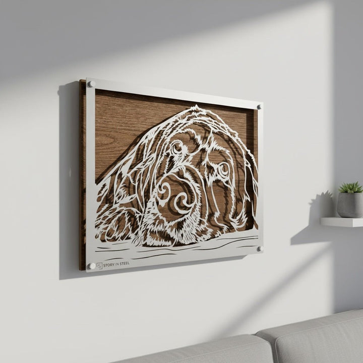 Custom Pet Metal Portrait - Story In Steel