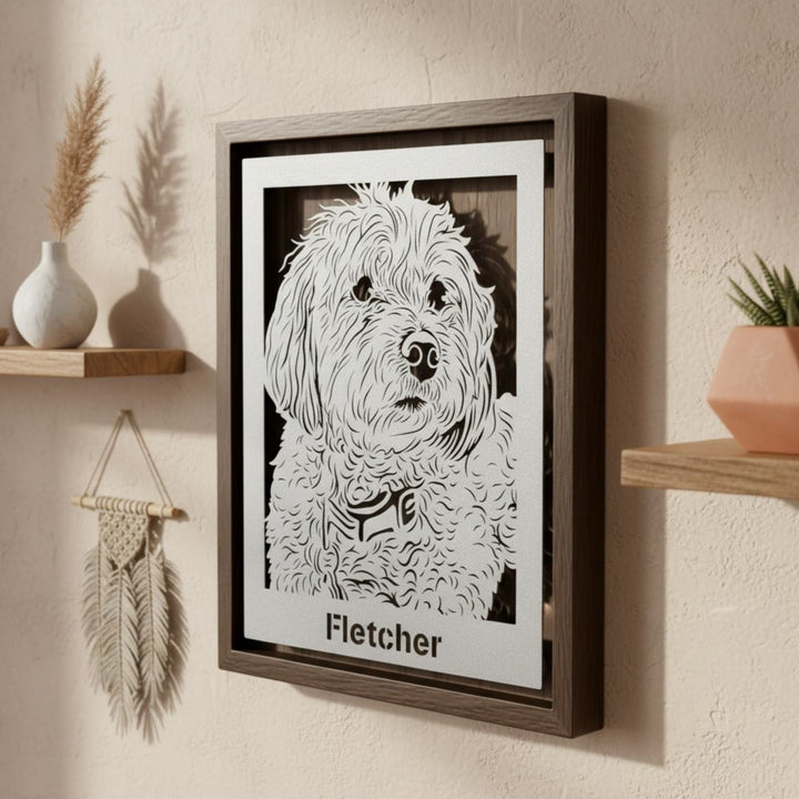 Custom Pet Metal Portrait - Story In Steel