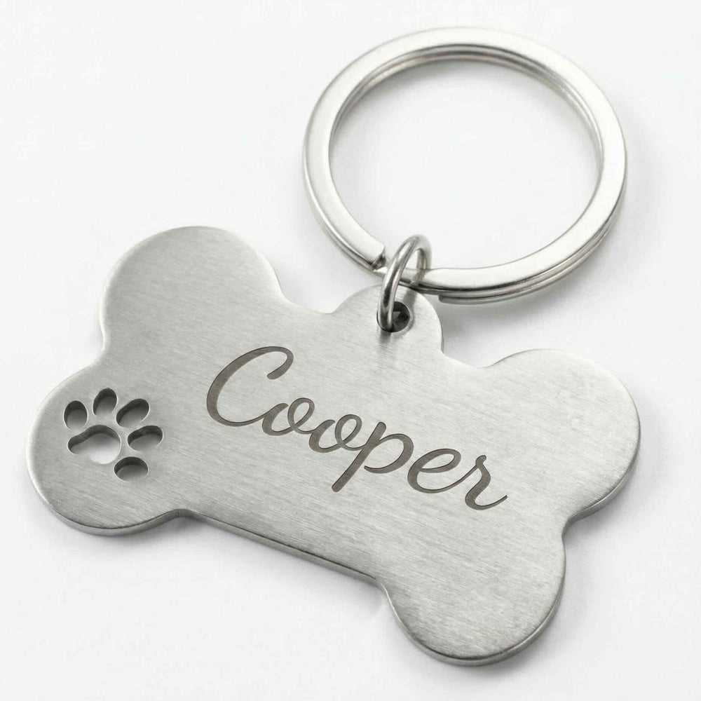 Custom Pet Name Tag - Story In Steel