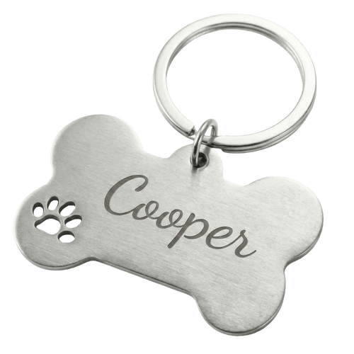 Custom Pet Name Tag - Story In Steel